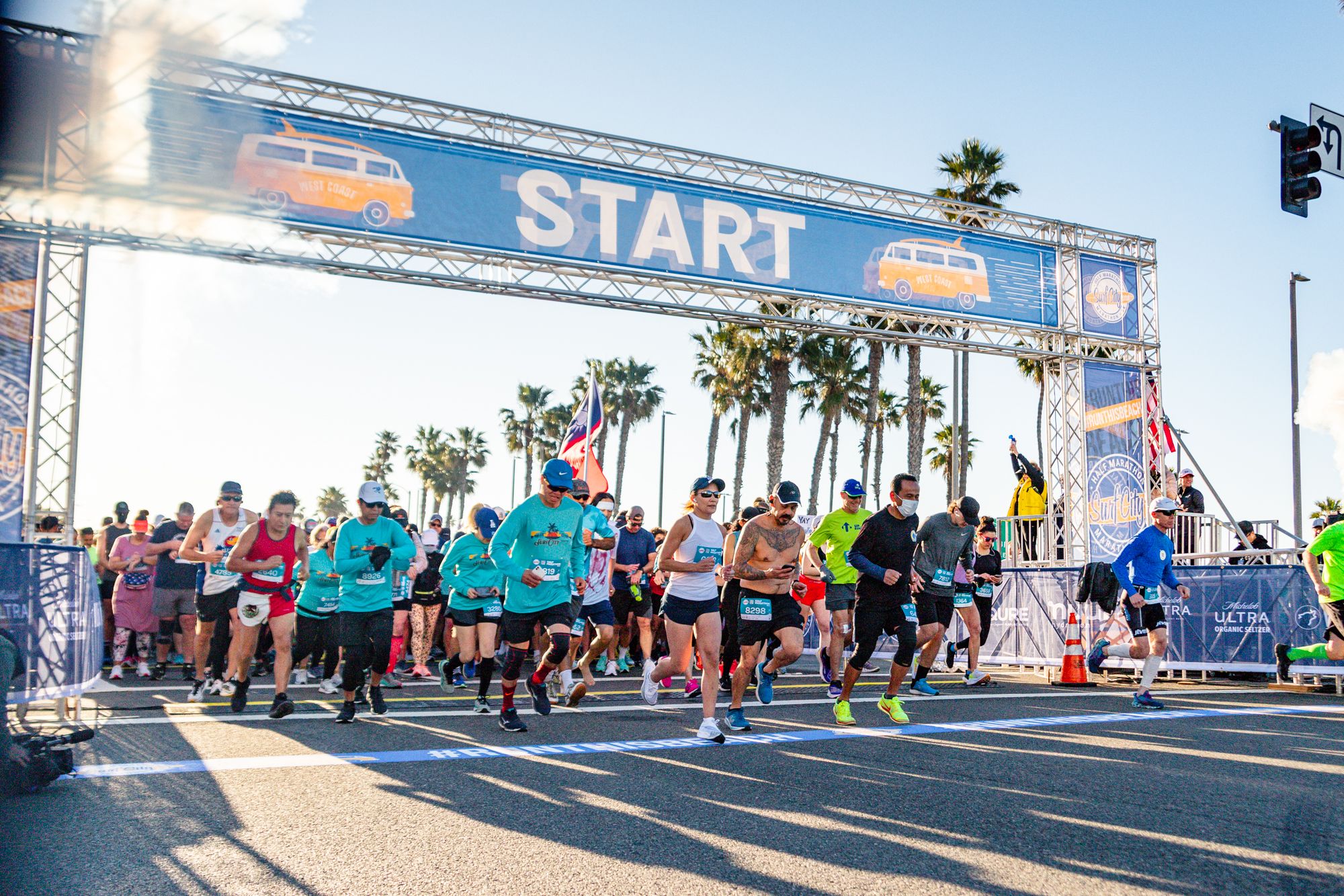 half marathons august california